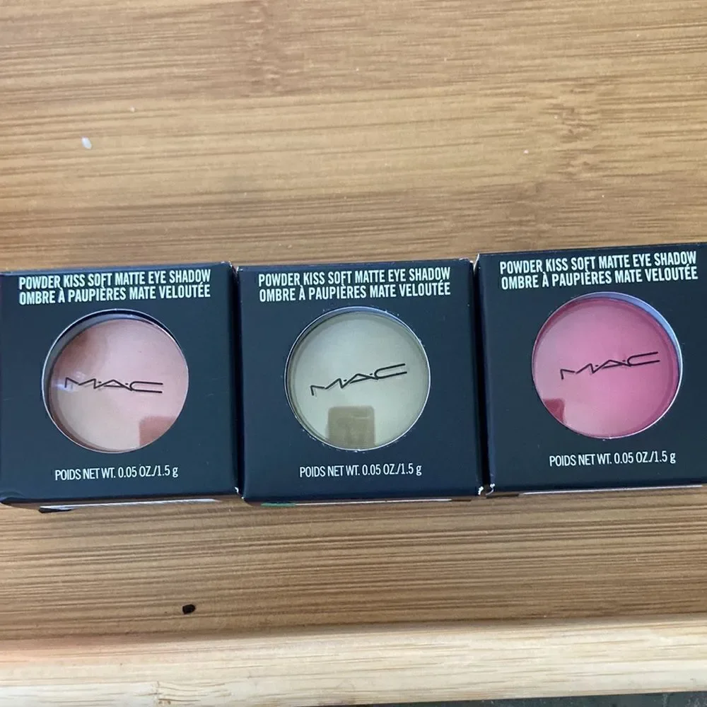Mac Powder Soft Matte Eyeshadow-My Tweedy, Per-Suede Me & Fall In Love